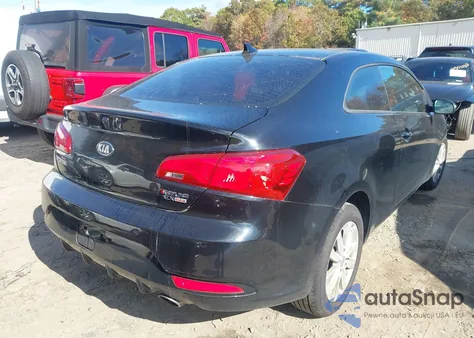 2014 Kia Forte Koup Ex из США, поврежденный, VIN KNAFX6A89E5187601